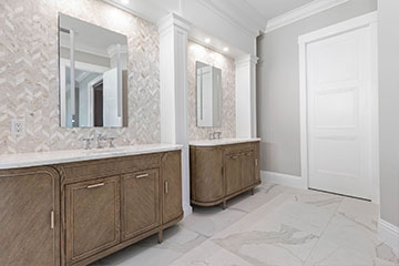 Master bathroom vanities